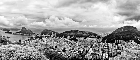 Rio de Janeiro Ausblick Panorama Leinwand